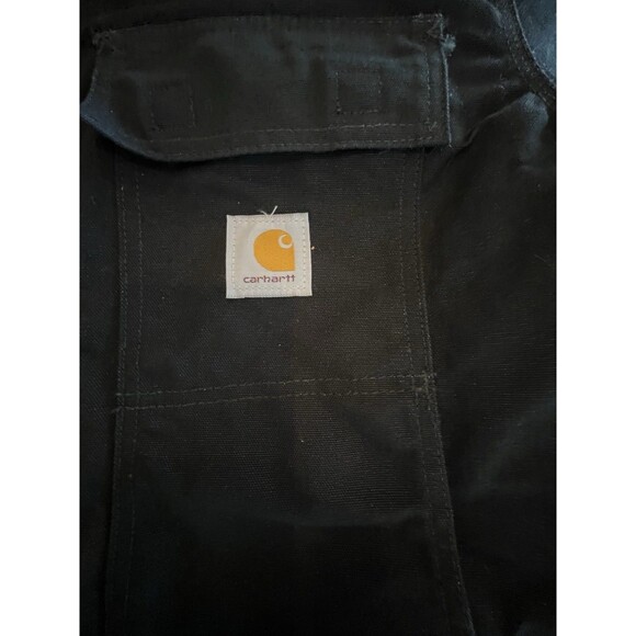 Carhartt Coat Duck Artic Quilt Lined Jacket SZ 46 R  X Large Black C03 BLK - Picture 8 of 11